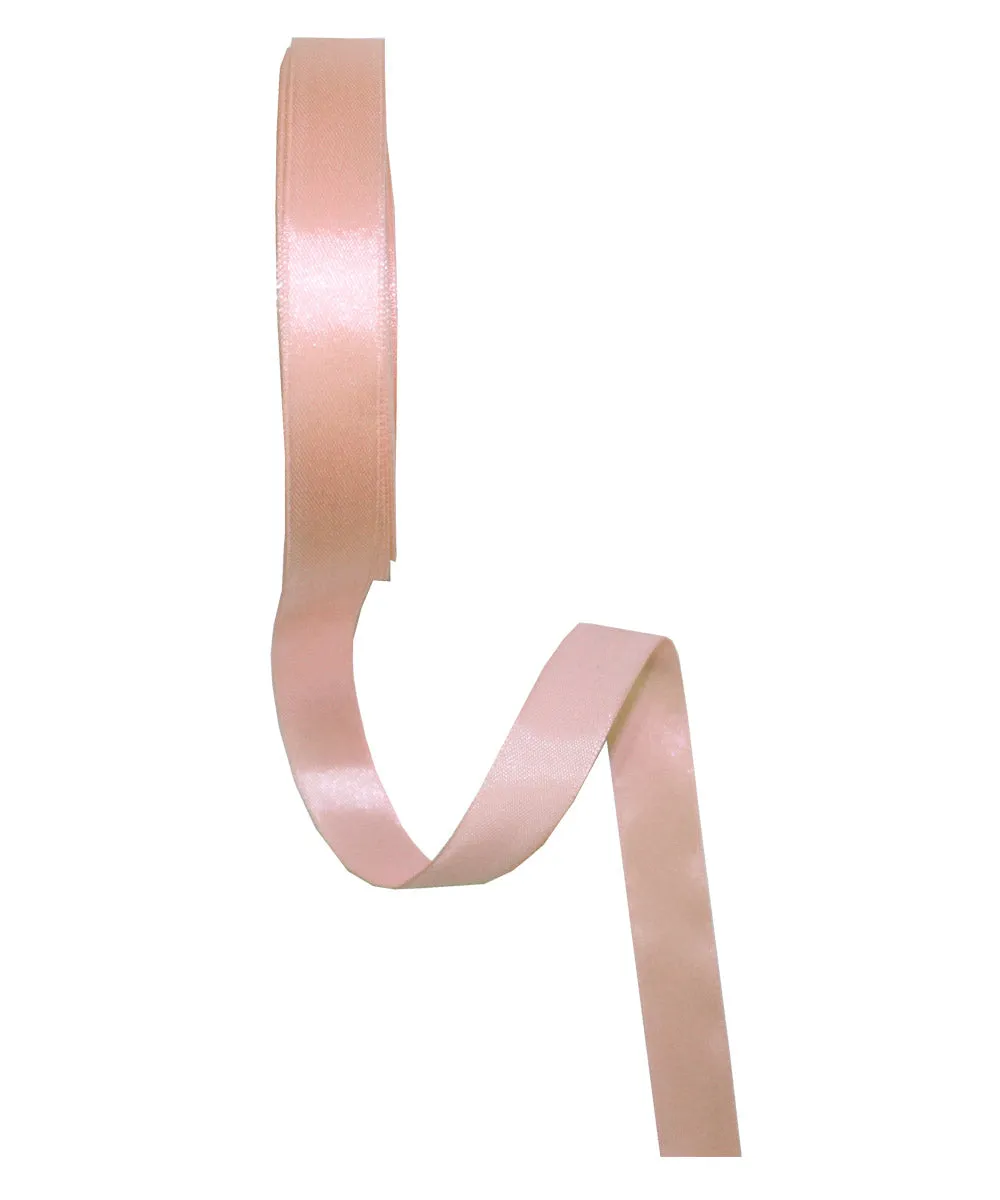 Pink Satin Ribbon - 15mm or 25mm Wide (per metre)