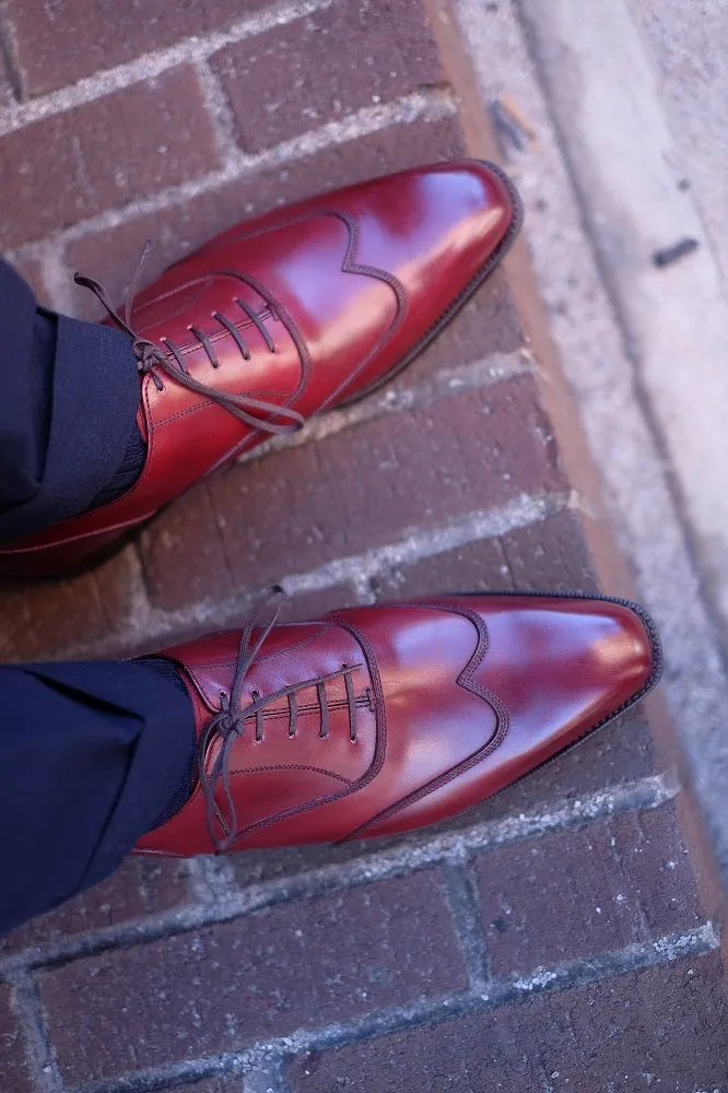 Pullman - MTO - Burgundy Calf - LPB Last - Single Leather Sole