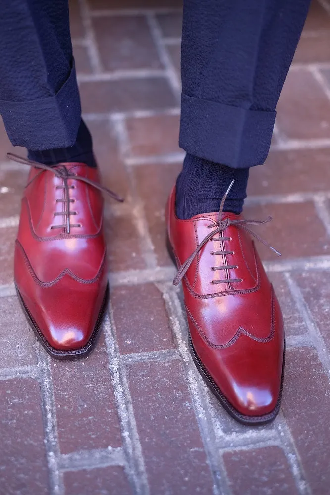 Pullman - MTO - Burgundy Calf - LPB Last - Single Leather Sole