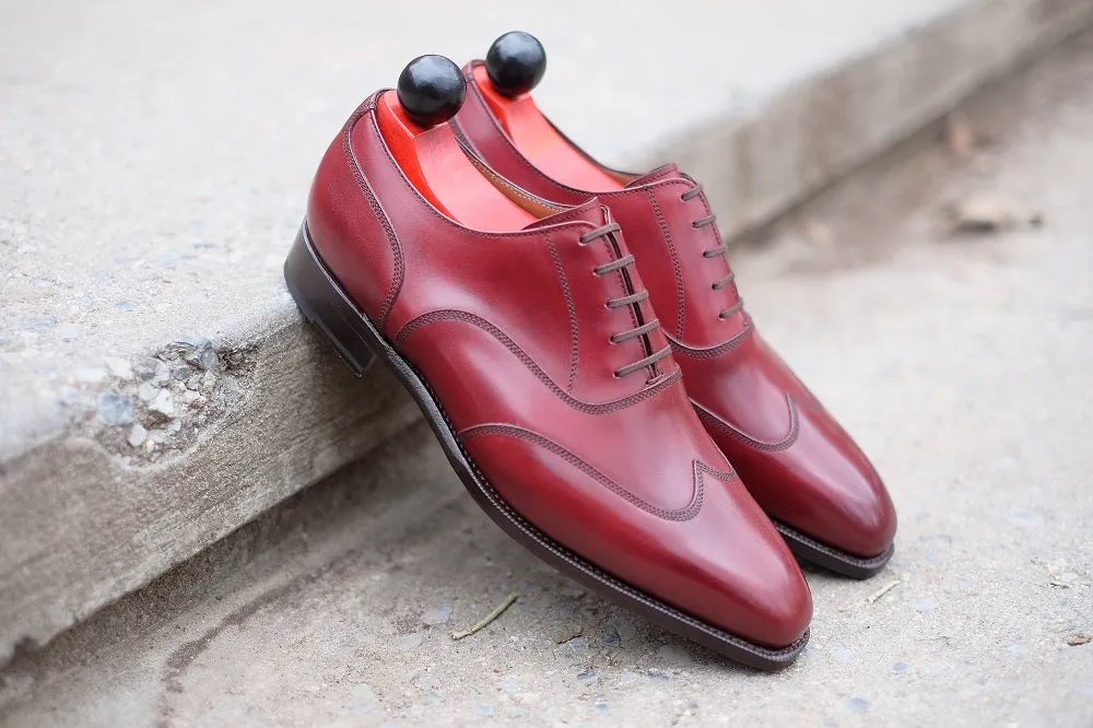 Pullman - MTO - Burgundy Calf - LPB Last - Single Leather Sole