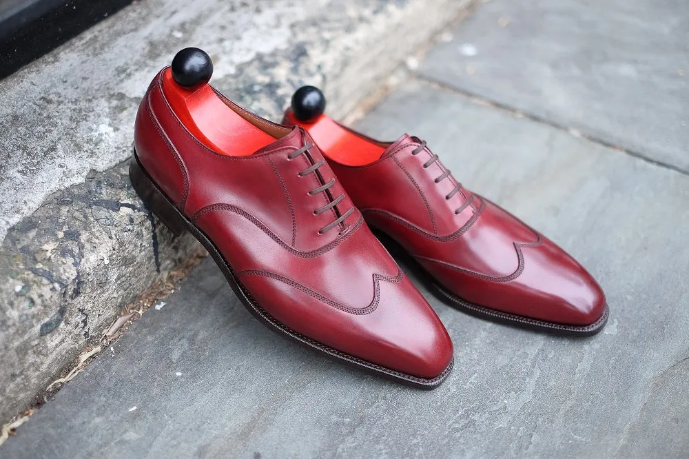 Pullman - MTO - Burgundy Calf - LPB Last - Single Leather Sole