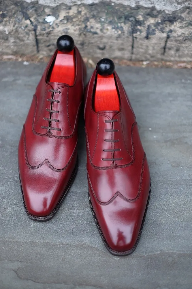 Pullman - MTO - Burgundy Calf - LPB Last - Single Leather Sole