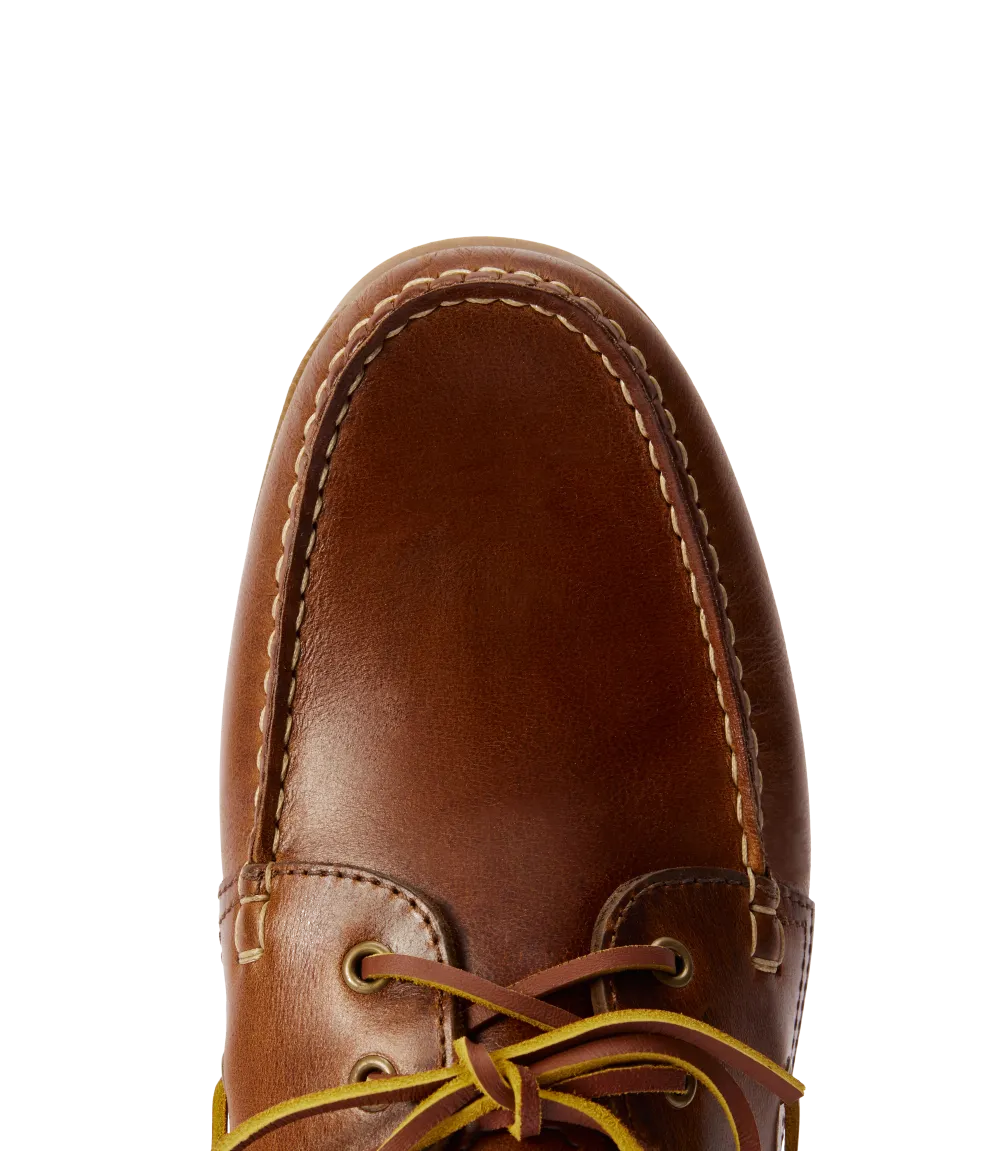 R.M.Williams - Islet Leather Moccasin Boat Shoe - Tan