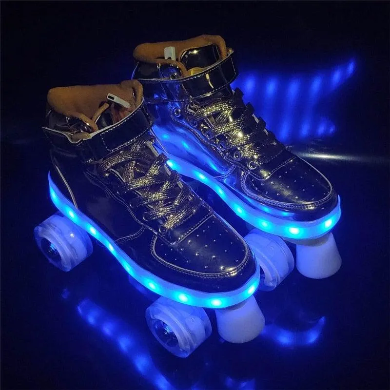 Roller Skates With Lights | Led Lights Roller Skates For Adults And Teens