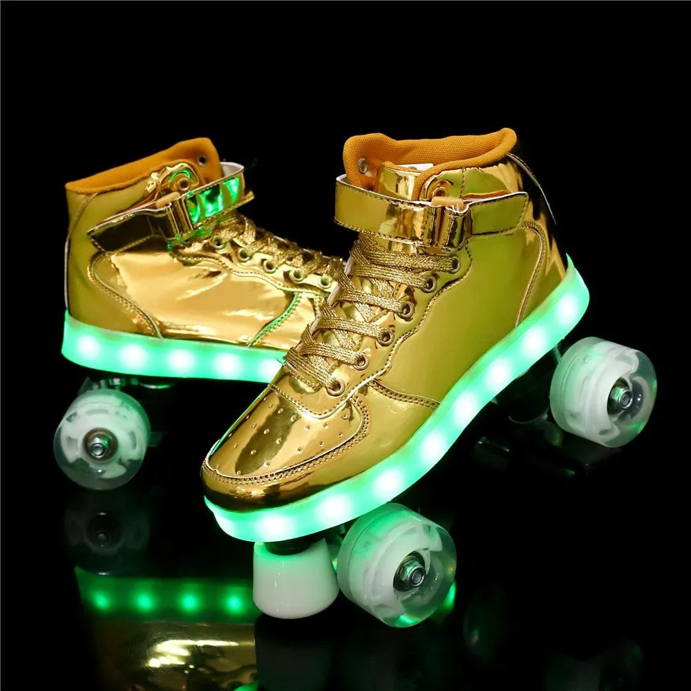 Roller Skates With Lights | Led Lights Roller Skates For Adults And Teens