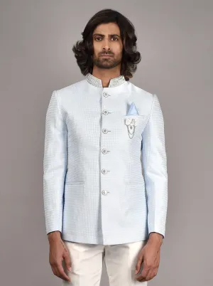 Sky Blue Jodhpuri Suit | TULA