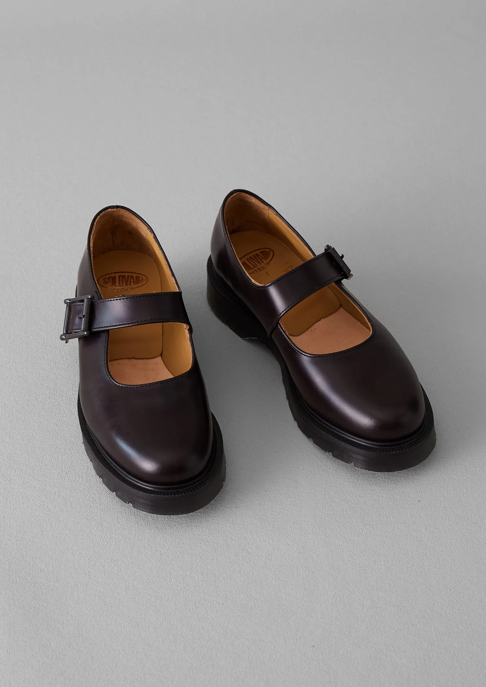 Solovair Mary Jane Shoes | Cordovan