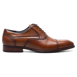 Stacy Adams Kallum Cognac Cap Toe Oxford Shoes