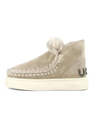 Stivaletto in Montone Sneakers Bold Glitter Cammello