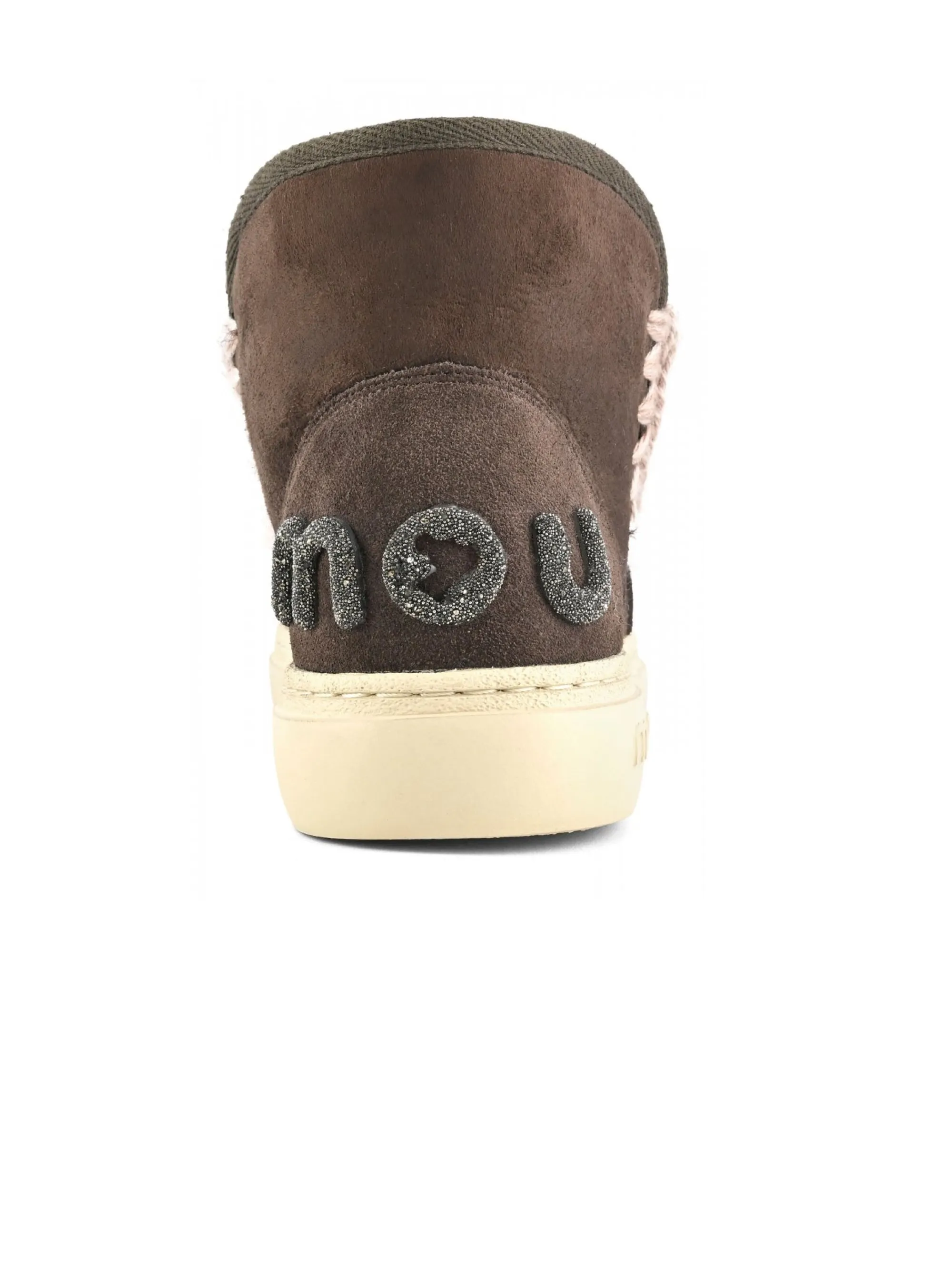 Stivaletto in Montone Sneakers Bold Glitter Mocha