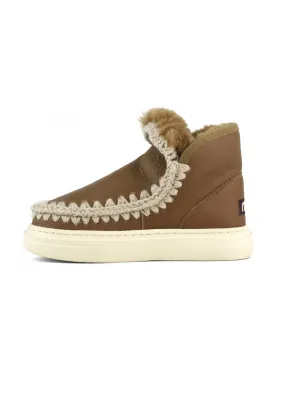 Stivaletto in Montone Sneakers Bold Marrone