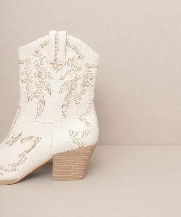 Take It Easy Embroidered Cowboy Boots