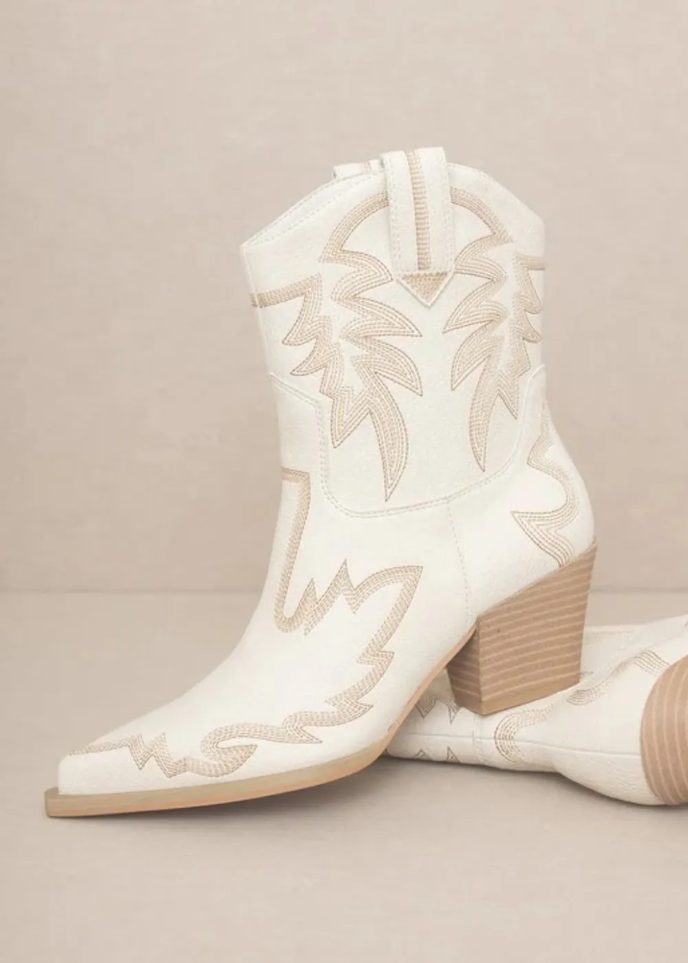 Take It Easy Embroidered Cowboy Boots