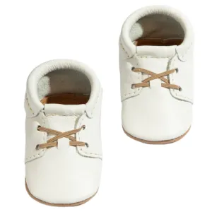 Toasted Bright White Oxford Baby Shoe