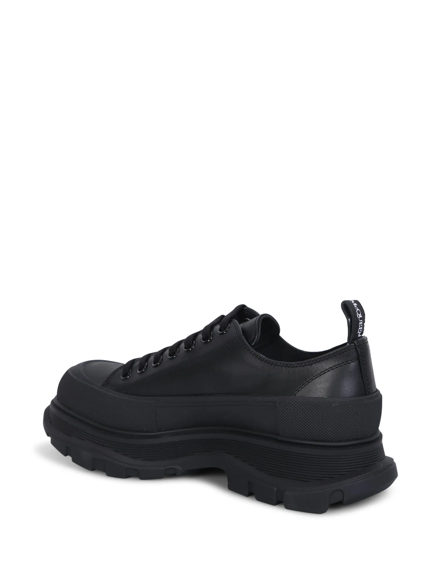 Tread Slick lace-up black sneakers