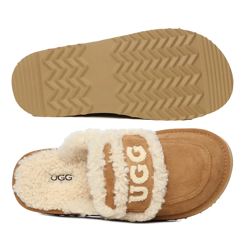 UGG Trisha Fluffy Platform Scuff