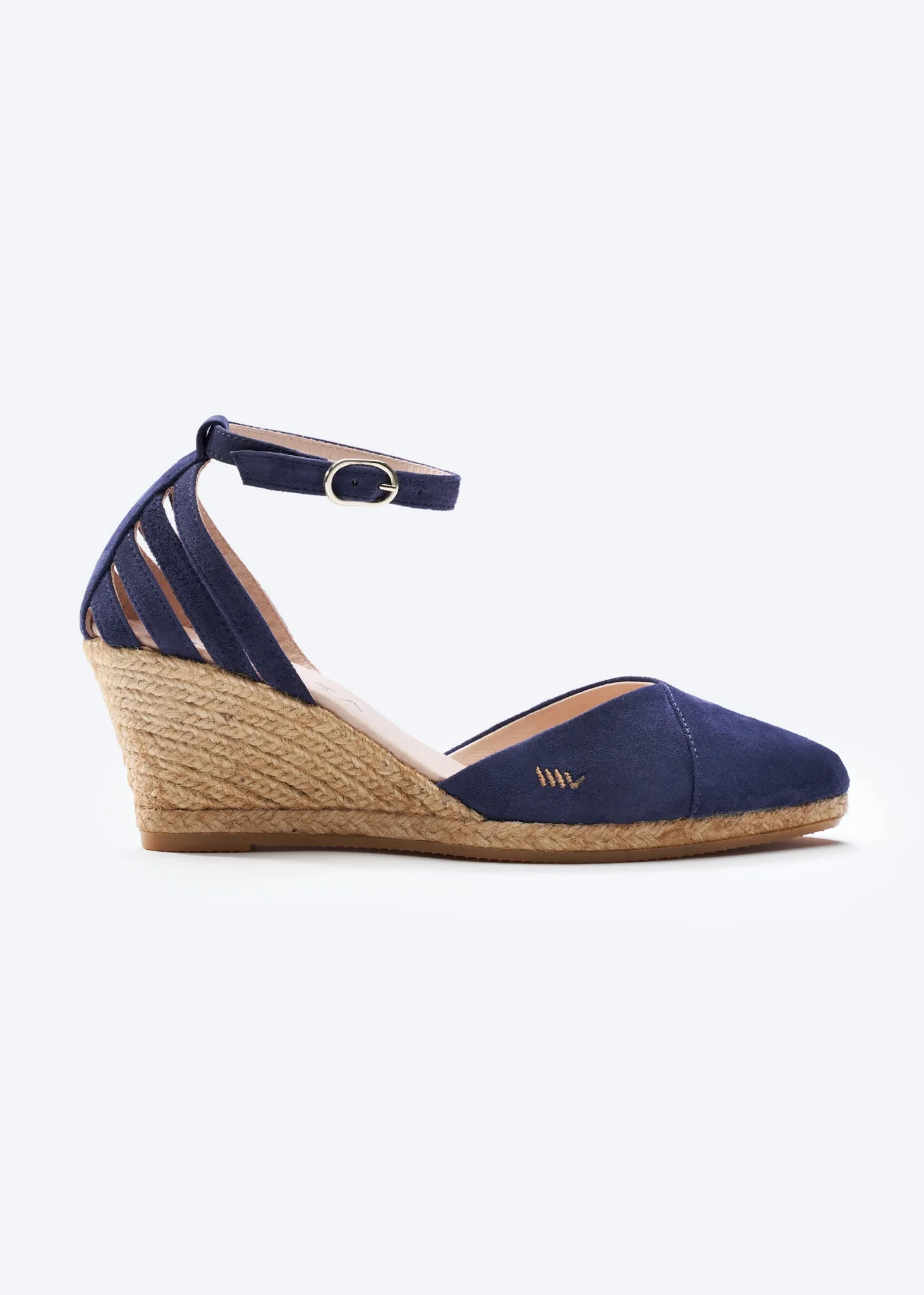 Ullastret Suede Espadrille Wedges