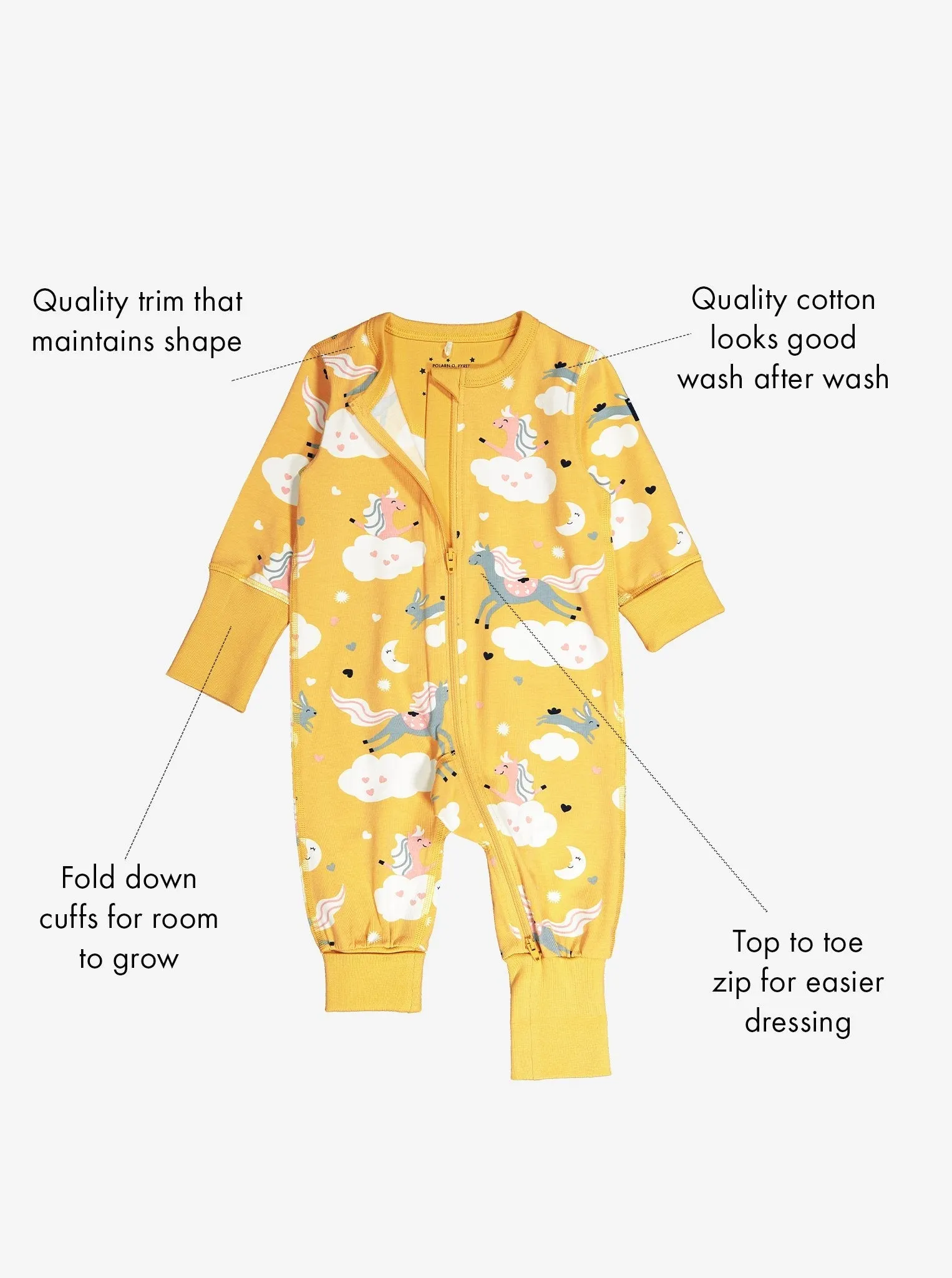 Unicorn dreams Print Kids Sleepsuit