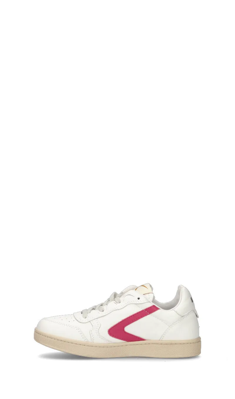 VALSPORT SUPER Sneaker donna bianca/fucsia in pelle