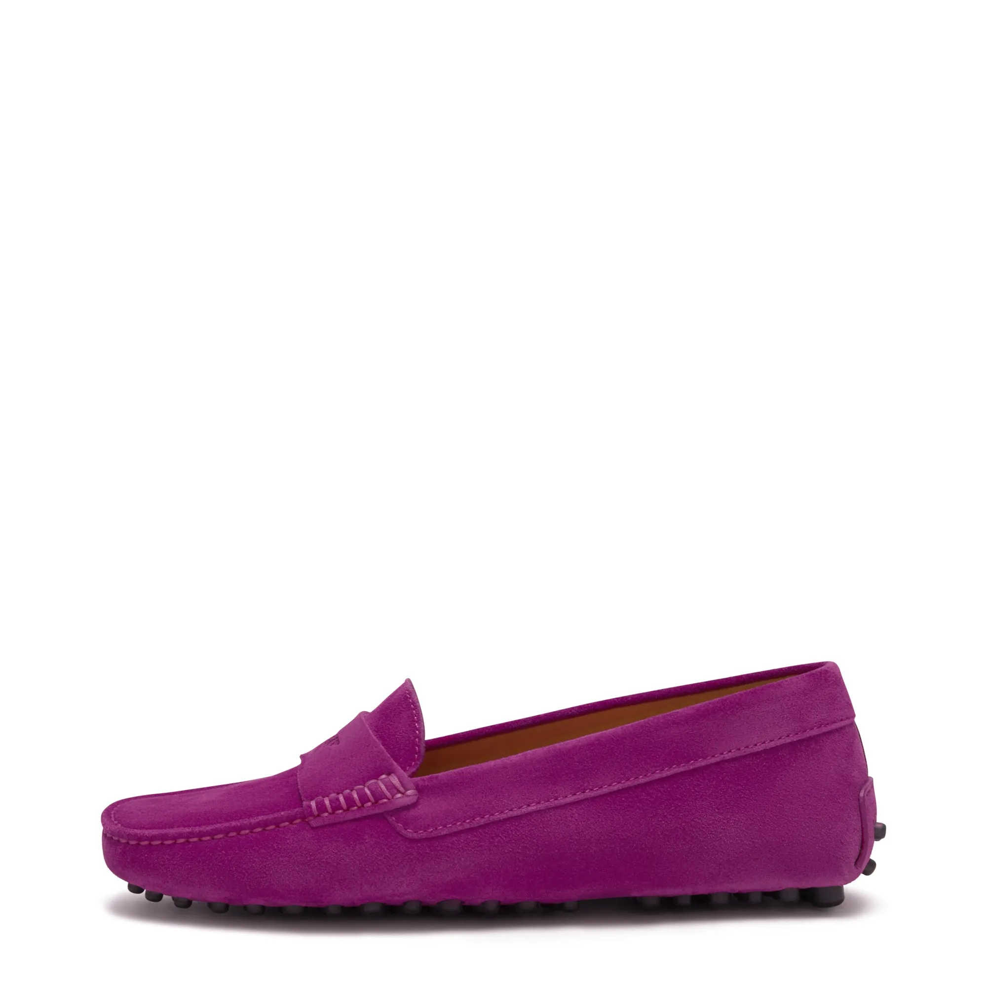 Vendôme Marie fuchsia suede moccasins