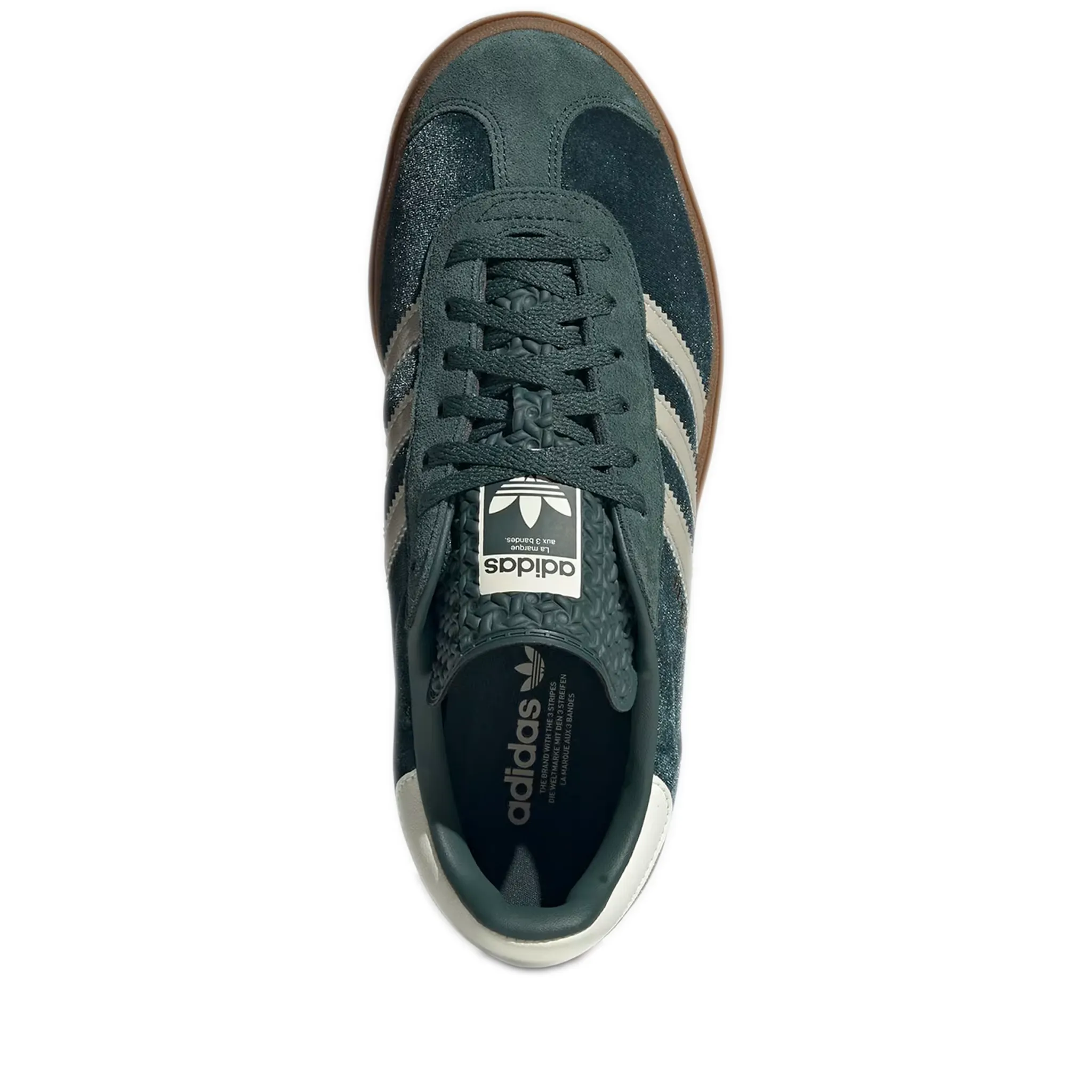 Women's Adidas Gazelle Bold Shoes - Mineral Green / Putty Grey / Mineral Green