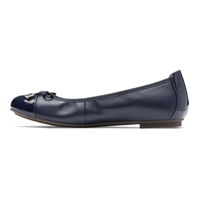 Womens Vionic Minna Ballet Flat Navy